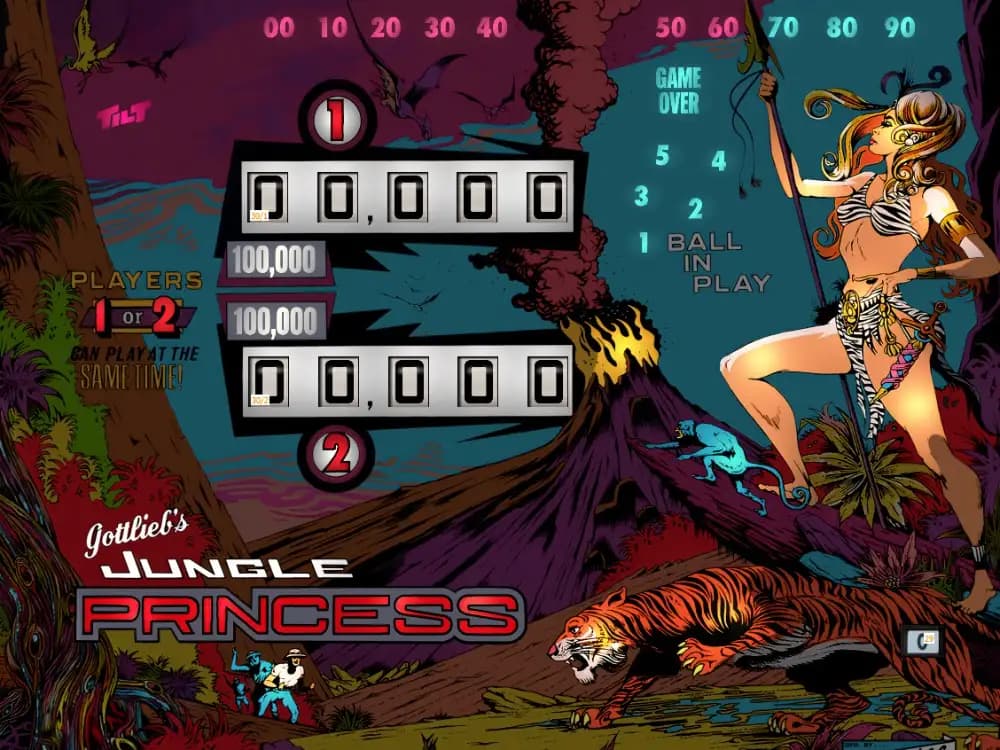 Jungle Princess (Gottlieb 1977)