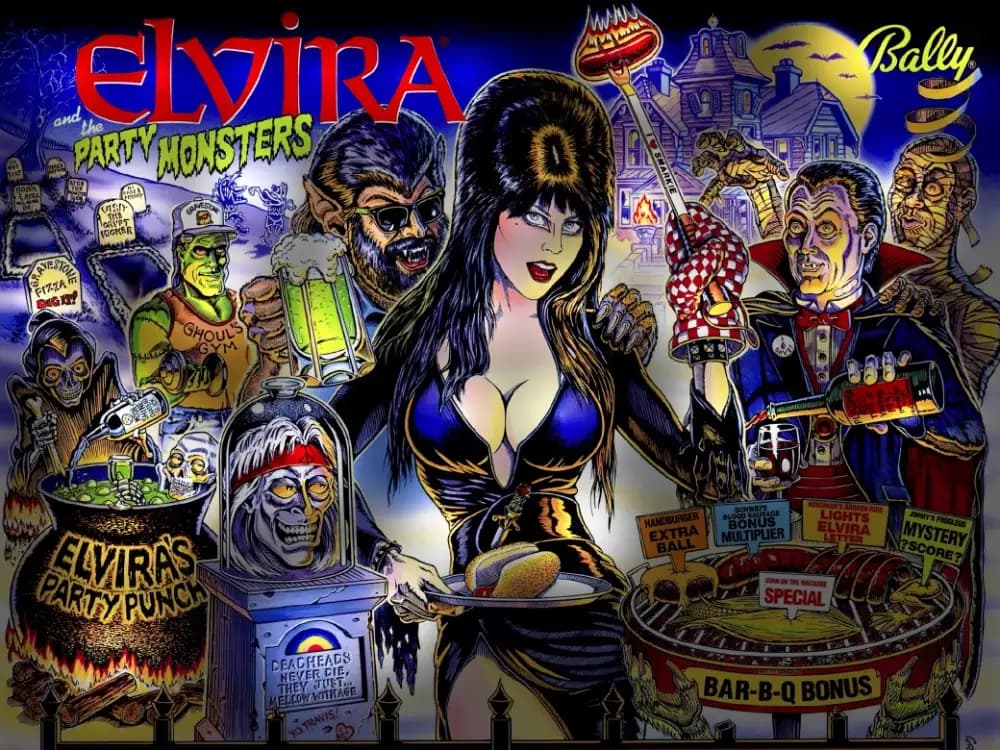 Elvira and the Party Monsters (Bally 1989)