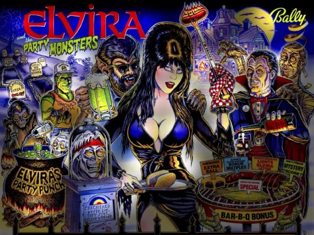 Elvira and the Party Monsters (Bally 1989)