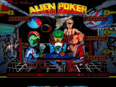 Alien Poker (Williams 1980)